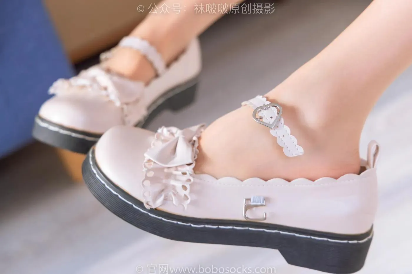 [BoBoSocks袜啵啵]NO.187 稚予-Lolita裙、白皮鞋、肉丝 [140P]插图5
